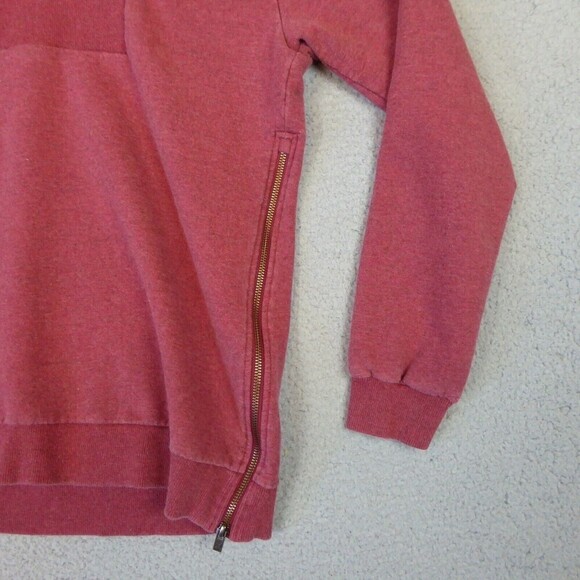 Onepiece Clothing Hoodie Womens Small Red Sweatshirt Side Zip Athletic Norway - Picture 6 of 16